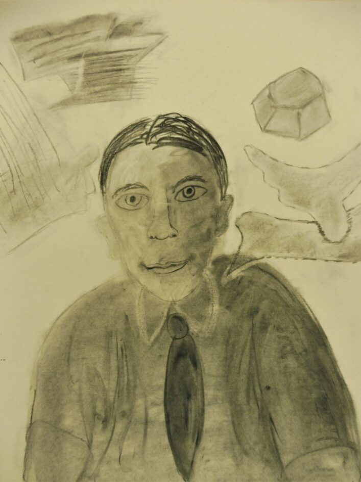 Šíma portrét, 2020, uhel