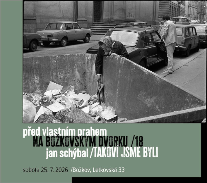Pozvánka fotografa Jana Schýbala na výstavu Před vlastním dvorkem/18